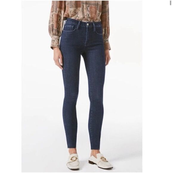FRAME Le Jeanne De Skinny Jeans Crop 28 - Picture 1 of 11